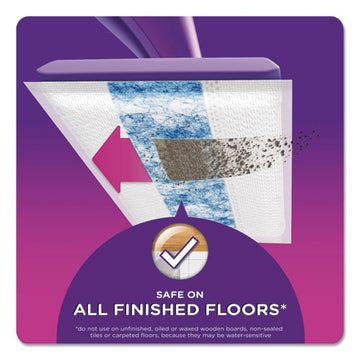 Swiffer® Wetjet System Refill Pads, 11.3" X 5.4", Heavy Duty, White, 14-box freeshipping - TVN Wholesale